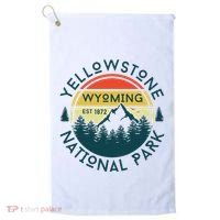 Yellowstone Wyoming Nature Hiking Outdoors Travel Golf Towel thumb 0