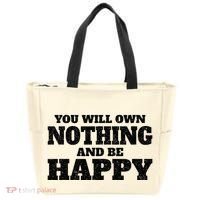 You Will Own Nothing And Be Happy Tote Bag thumb 0