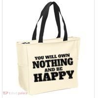 You Will Own Nothing And Be Happy Tote Bag thumb 2