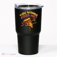 You Wanna Pizza Me Funny Foods Lovers Tumbler thumb 0