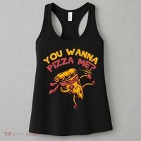 You Wanna Pizza Me Funny Foods Lovers Women's Tank Top thumb 3