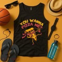 You Wanna Pizza Me Funny Foods Lovers Tank Top thumb 4
