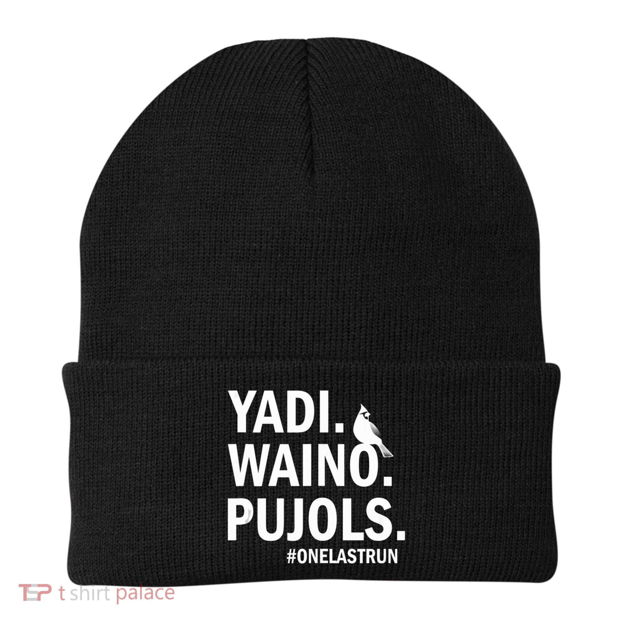 Yadi Waino Pujols #Onelastrun Baseball Softball Beanie