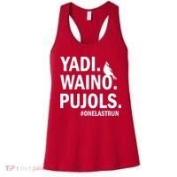 Yadi Waino Pujols #Onelastrun Baseball Softball Women's Tank Top thumb 0