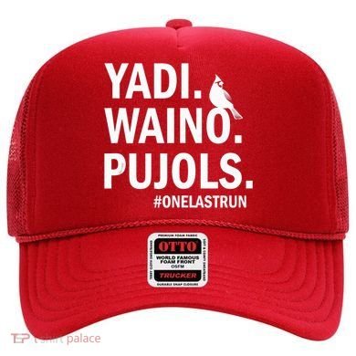 Yadi Waino Pujols #Onelastrun Baseball Softball Hat