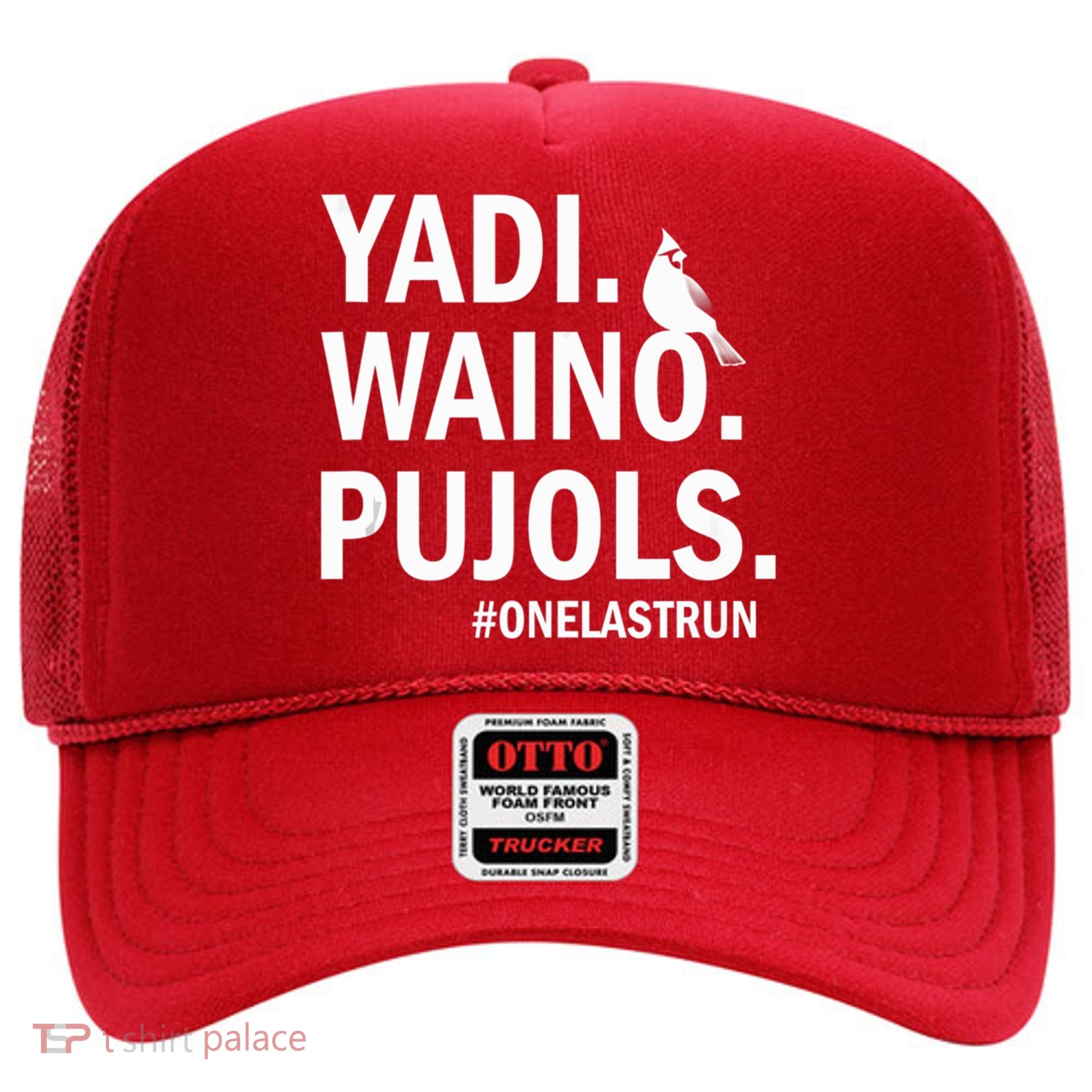 Yadi Waino Pujols #Onelastrun Baseball Softball Hat