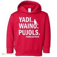 Yadi Waino Pujols #Onelastrun Baseball Softball Toddler Hoodie thumb 0