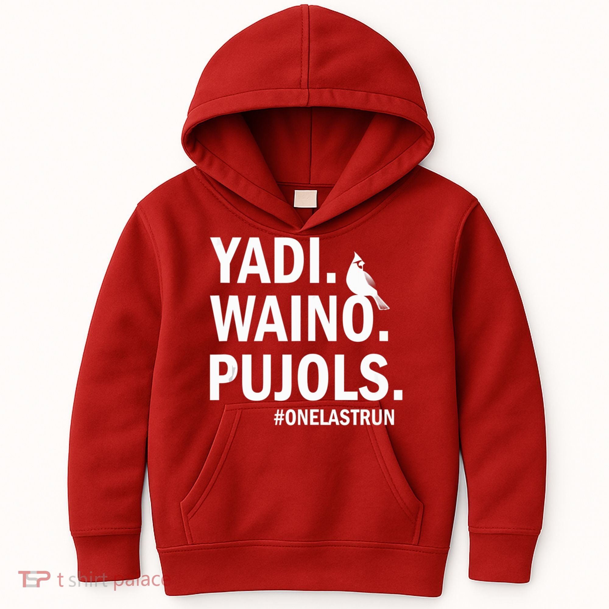 Yadi Waino Pujols #Onelastrun Baseball Softball Kids Hoodie