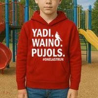 Yadi Waino Pujols #Onelastrun Baseball Softball Kids Hoodie thumb 2