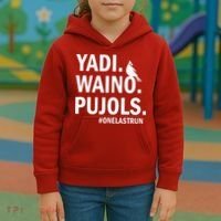 Yadi Waino Pujols #Onelastrun Baseball Softball Kids Hoodie thumb 3