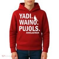 Yadi Waino Pujols #Onelastrun Baseball Softball Kids Hoodie thumb 4