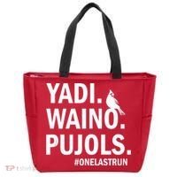 Yadi Waino Pujols #Onelastrun Baseball Softball Tote Bag thumb 0