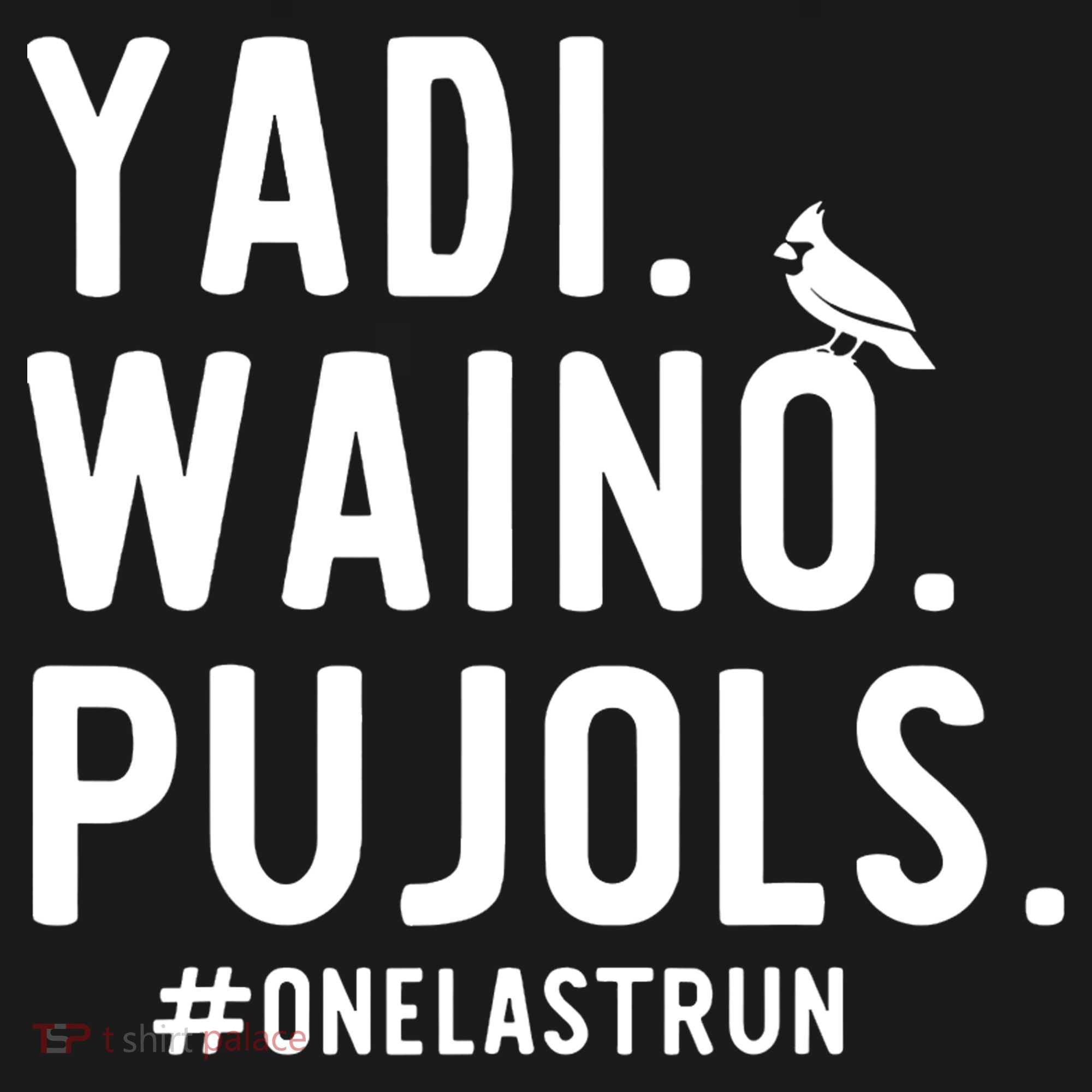 Yadi Waino Pujols One Last Run Bucket Hat