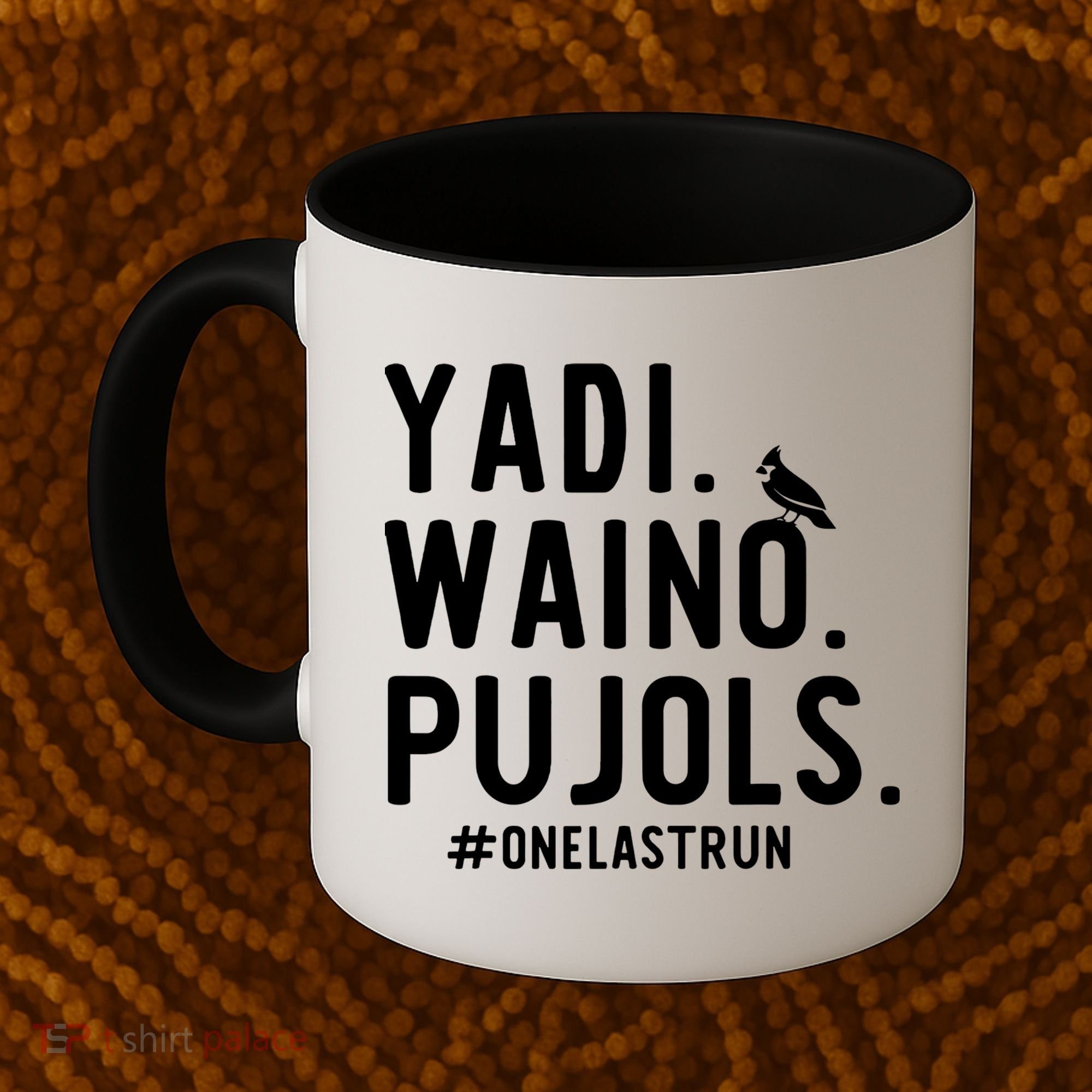 Yadi Waino Pujols One Last Run Coffee Mug