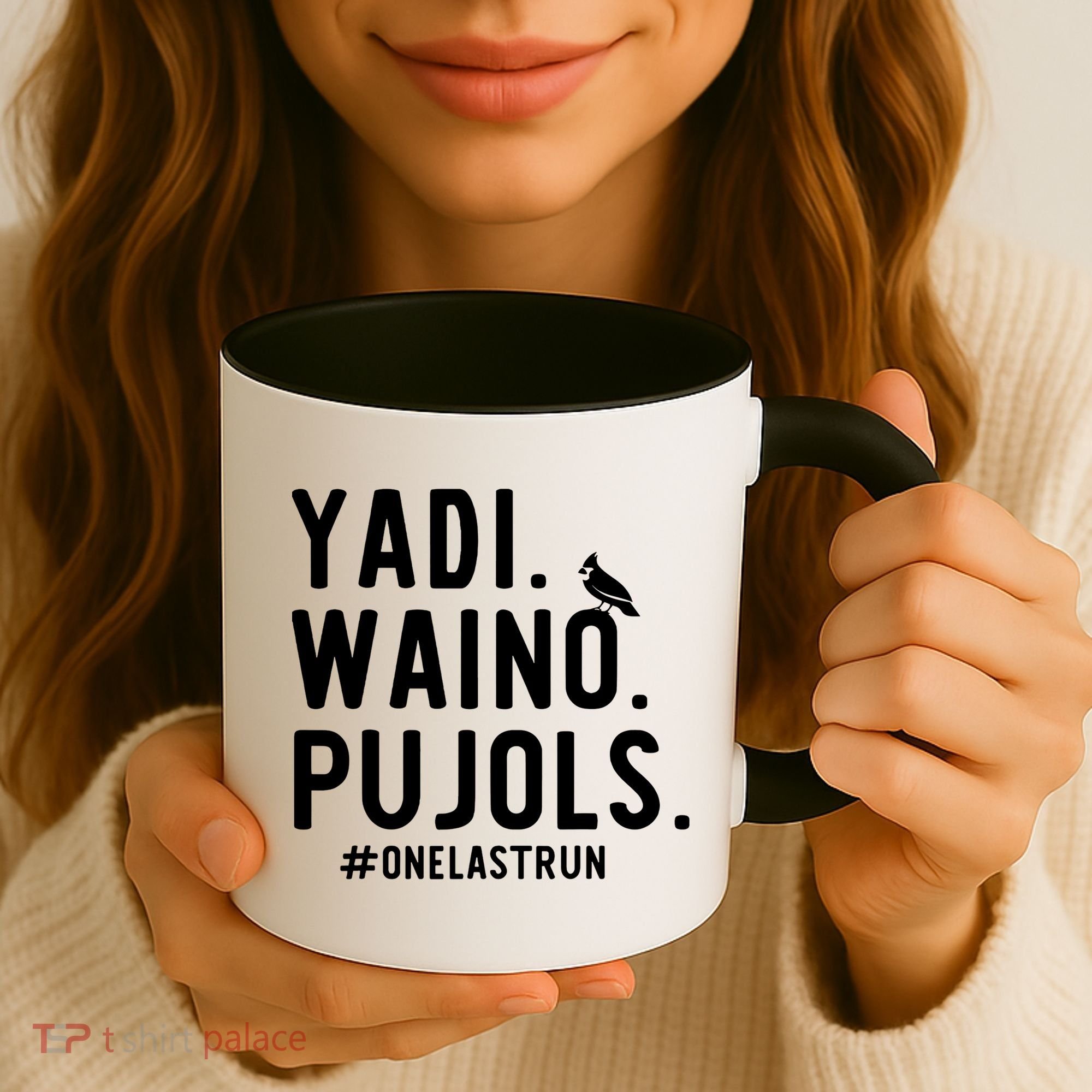 Yadi Waino Pujols One Last Run Coffee Mug
