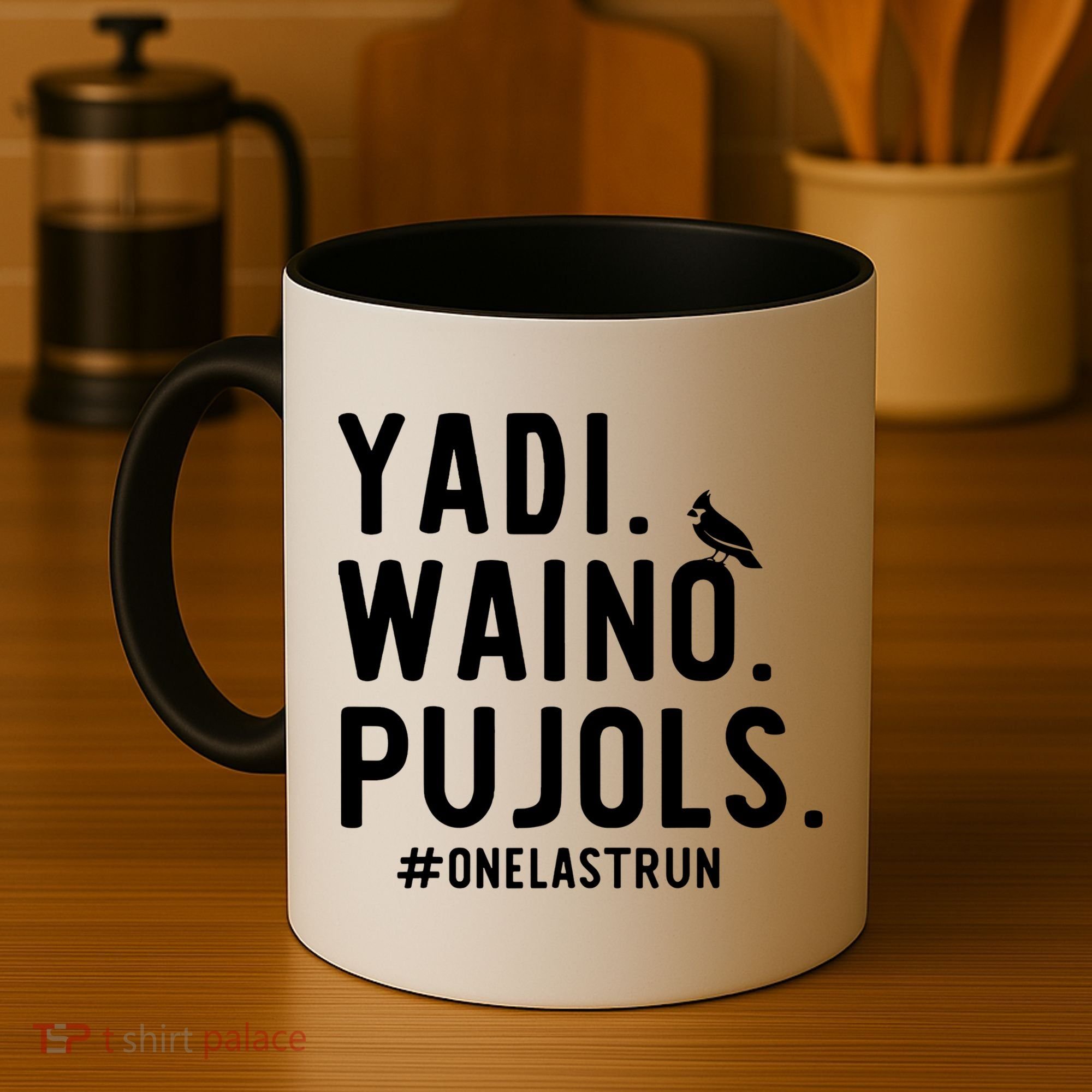 Yadi Waino Pujols One Last Run Coffee Mug