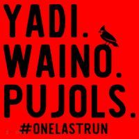 Yadi Waino Pujols One Last Run Santa Hat thumb 1