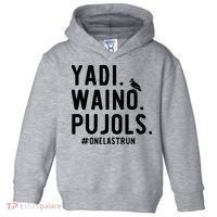 Yadi Waino Pujols One Last Run Toddler Hoodie thumb 0