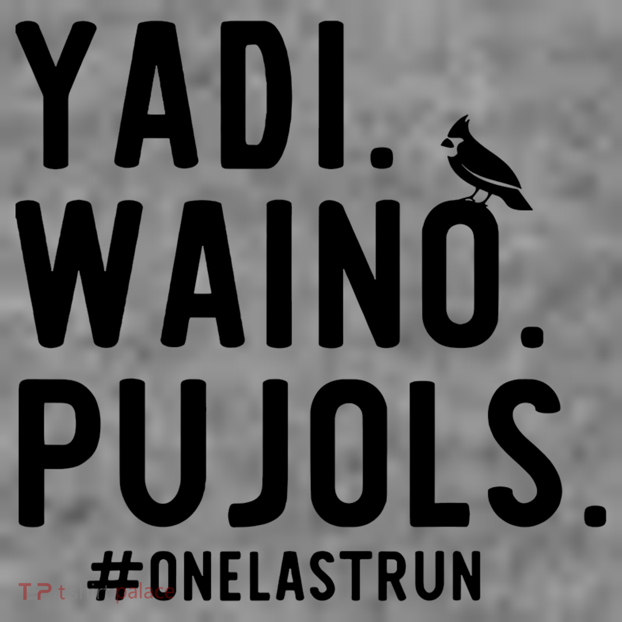 Yadi Waino Pujols One Last Run Women's Long Sleeve Shirt