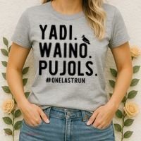 Yadi Waino Pujols One Last Run Women's T-Shirt thumb 2