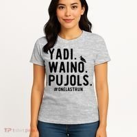 Yadi Waino Pujols One Last Run Women's T-Shirt thumb 4