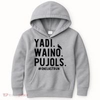 Yadi Waino Pujols One Last Run Kids Hoodie thumb 0