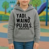 Yadi Waino Pujols One Last Run Kids Hoodie thumb 3