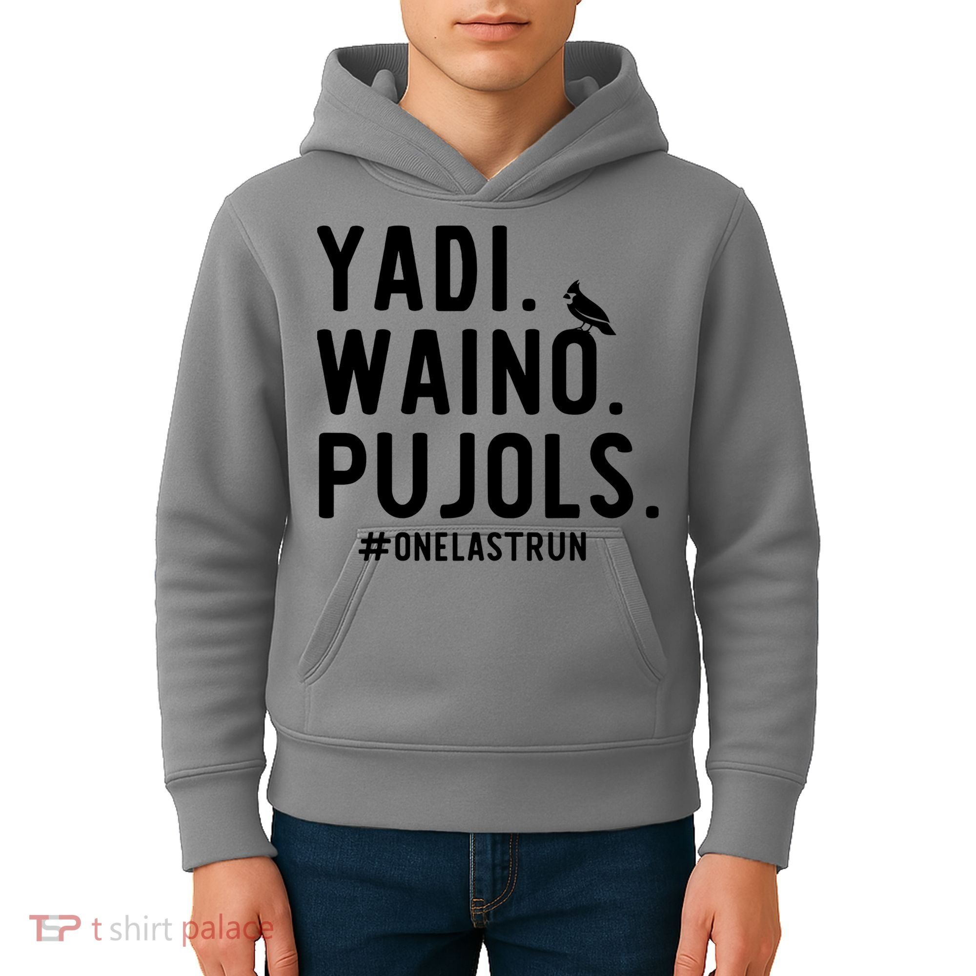 Yadi Waino Pujols One Last Run Kids Hoodie