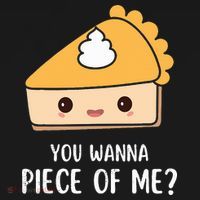 You Wanna Piece of Me Thanksgiving Funny Pumpkin Pie Mousepad thumb 1