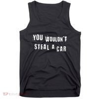 You WouldnT Steal A Car Funny Costume Pirate Theme Party Tank Top thumb 0