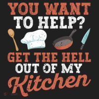 You Want To Help? Get The Hell Out Of My Kitchen Cook Chefs Meaningful Gift Golf Towel thumb 3