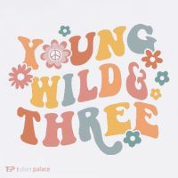 Young Wild & Three Retro Groovy 3rd Birthday Coffee Mug thumb 5