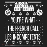 You're What The French Call Les Incompetents Xmas Alone Home  Hat thumb 2