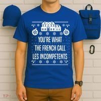 You're What The French Call Les Incompetents Xmas Alone Home  T-Shirt thumb 6