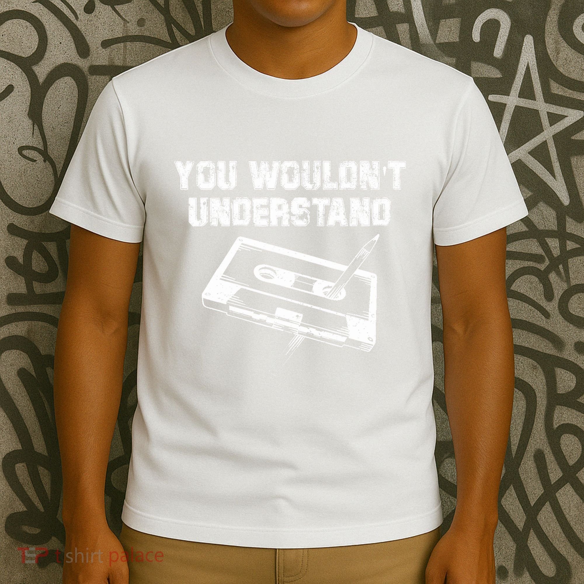 You Wouldnt Understand Vintage Pen & Cassette Tape Music T-Shirt