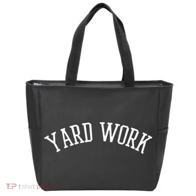 Yard Work Tote Bag