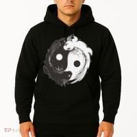 Yin Yang Axolotls  Zen Axolotl Meditation Yoga   Hoodie thumb 2