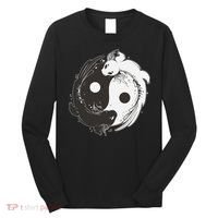 Yin Yang Axolotls  Zen Axolotl Meditation Yoga   Long Sleeve Shirt thumb 0