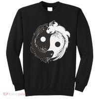 Yin Yang Axolotls  Zen Axolotl Meditation Yoga   Sweatshirt thumb 0