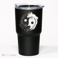 Yin Yang Axolotls  Zen Axolotl Meditation Yoga   Tumbler thumb 0