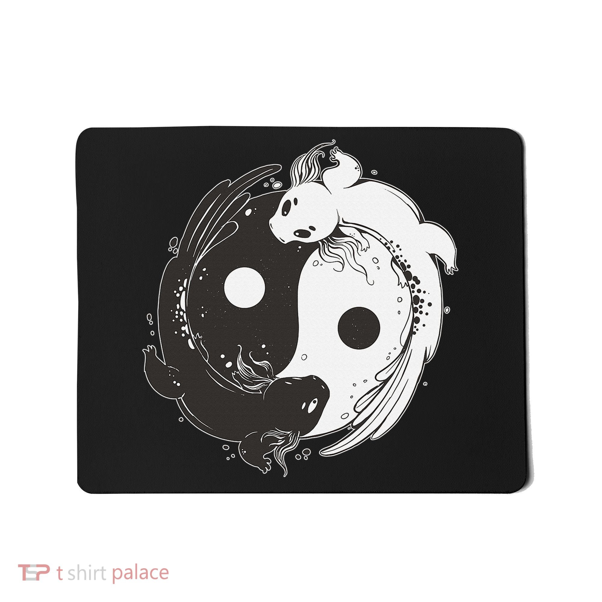 Yin Yang Axolotls  Zen Axolotl Meditation Yoga   Mousepad