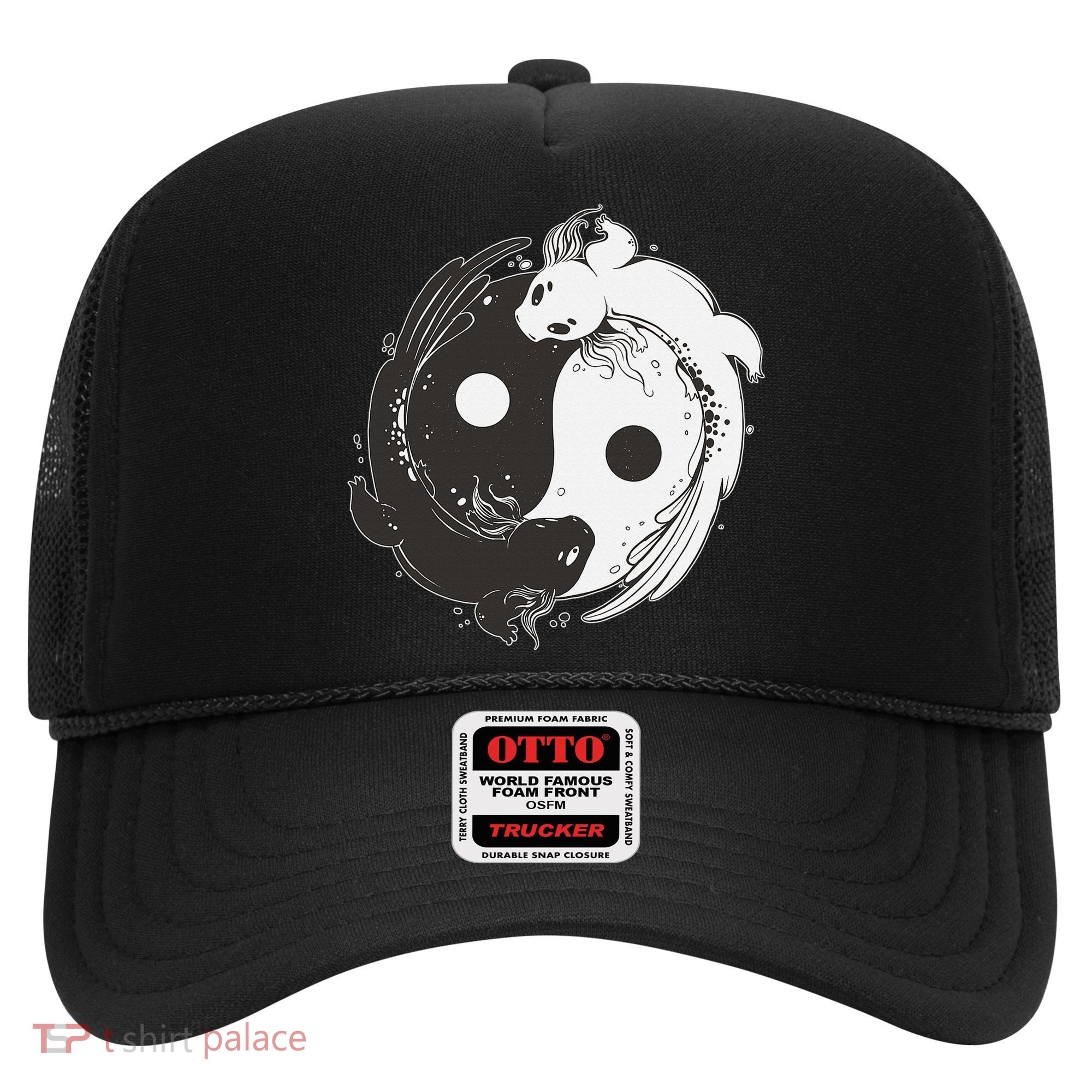 Yin Yang Axolotls  Zen Axolotl Meditation Yoga   Hat