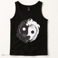 Yin Yang Axolotls  Zen Axolotl Meditation Yoga   Tank Top thumb 2