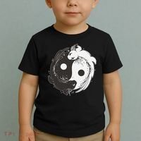 Yin Yang Axolotls  Zen Axolotl Meditation Yoga   Toddler T-Shirt thumb 2