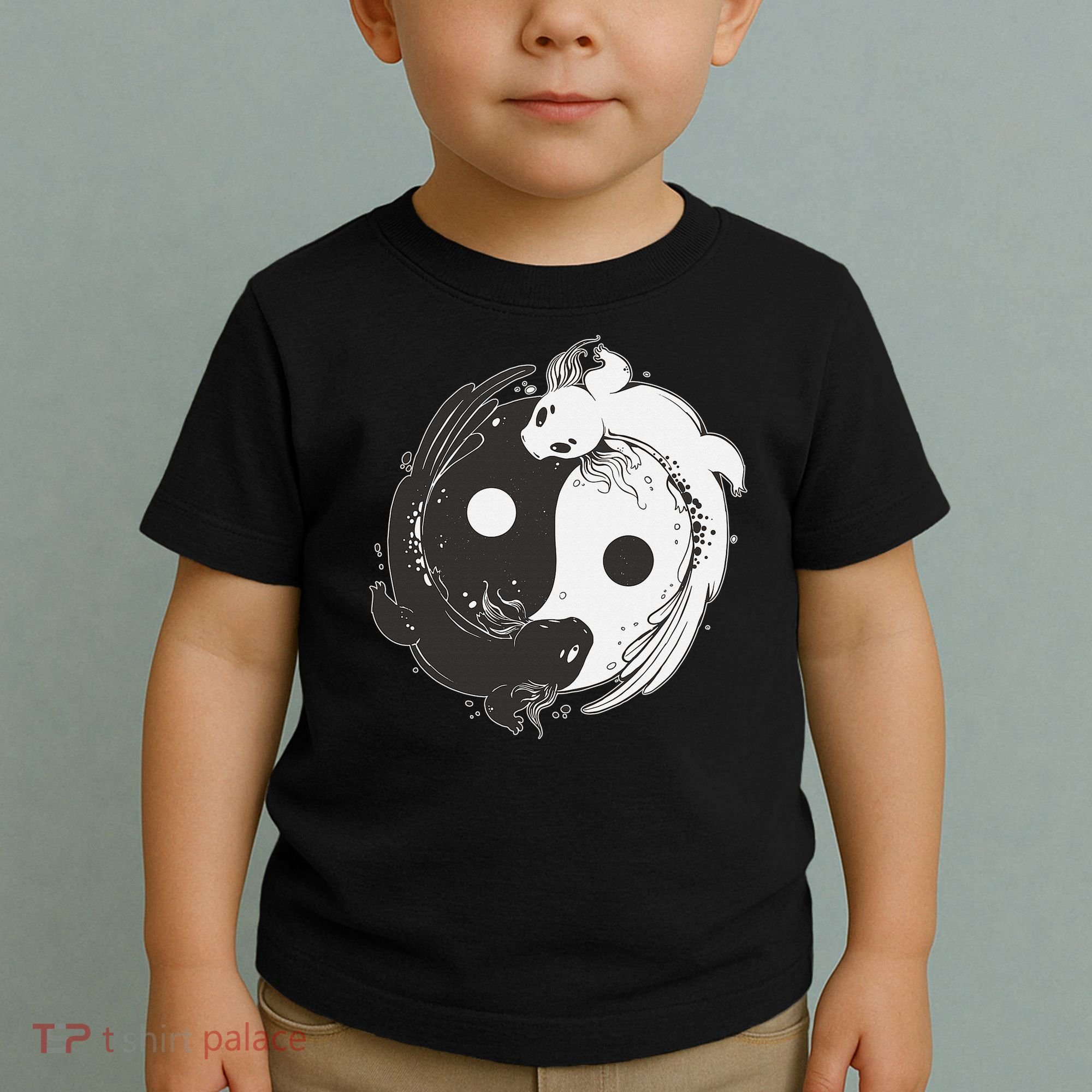Yin Yang Axolotls  Zen Axolotl Meditation Yoga   Toddler T-Shirt