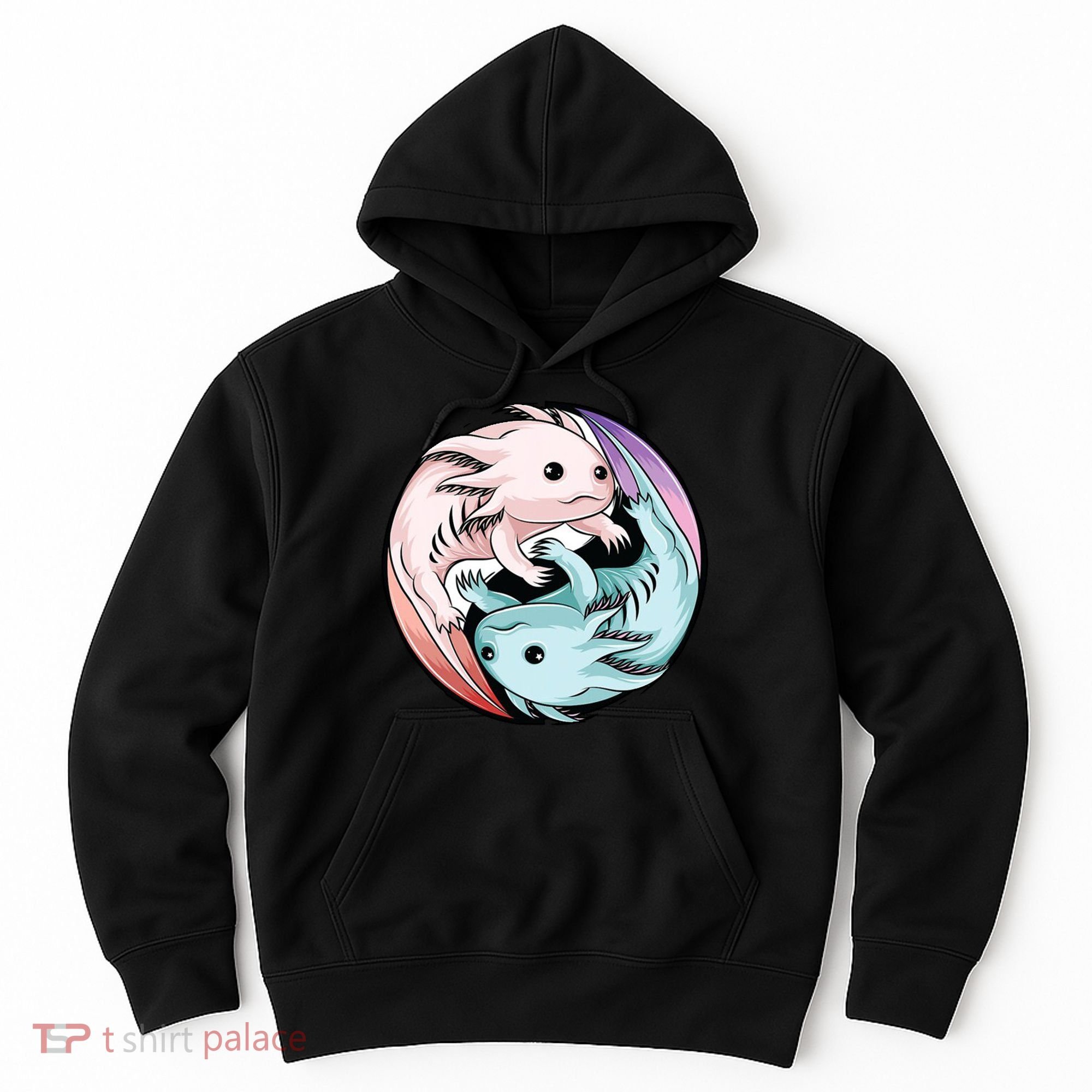 Ying Yang Axolotls Hoodie