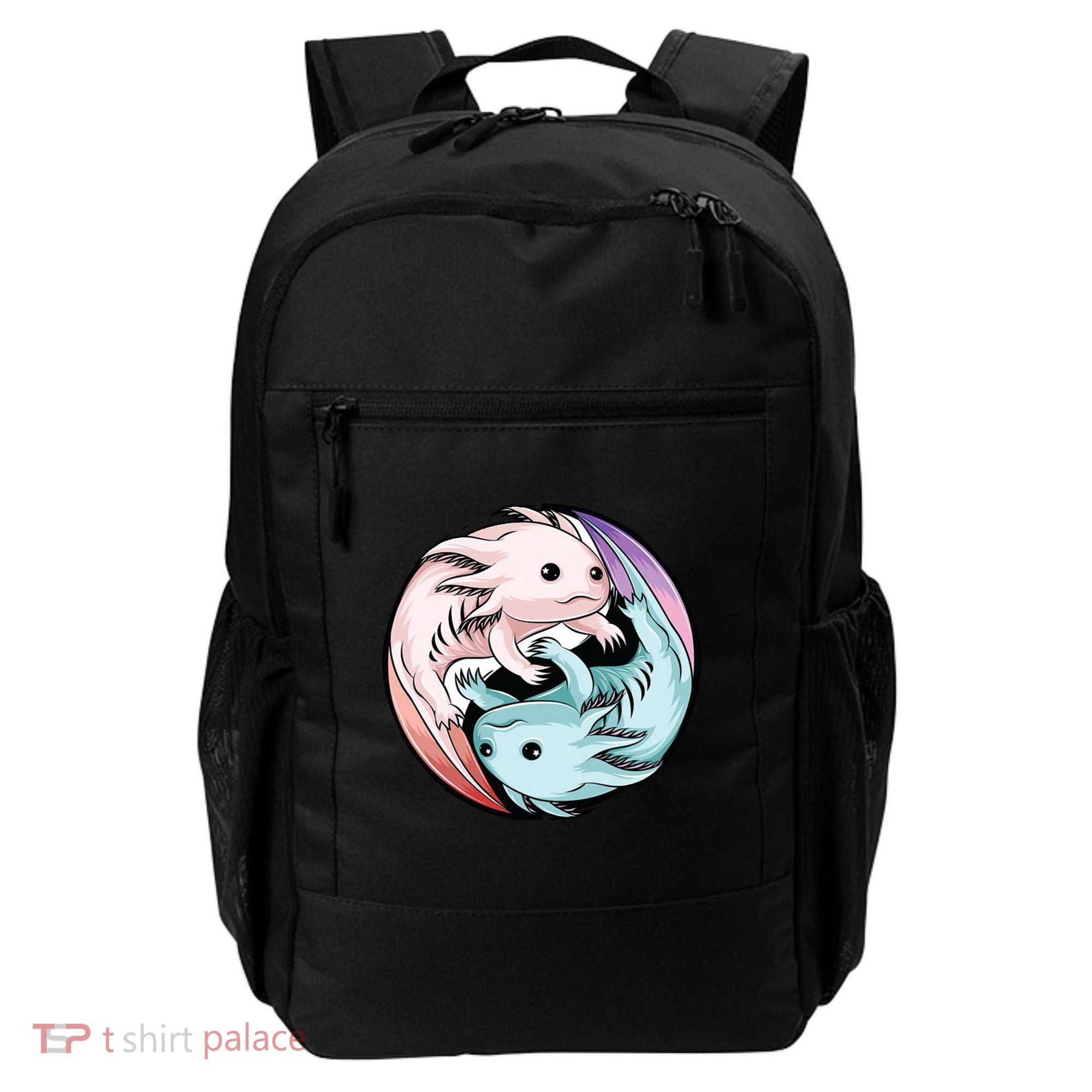 Ying Yang Axolotls Backpack
