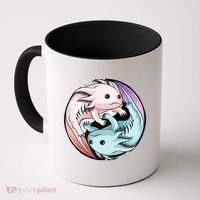 Ying Yang Axolotls Coffee Mug thumb 0