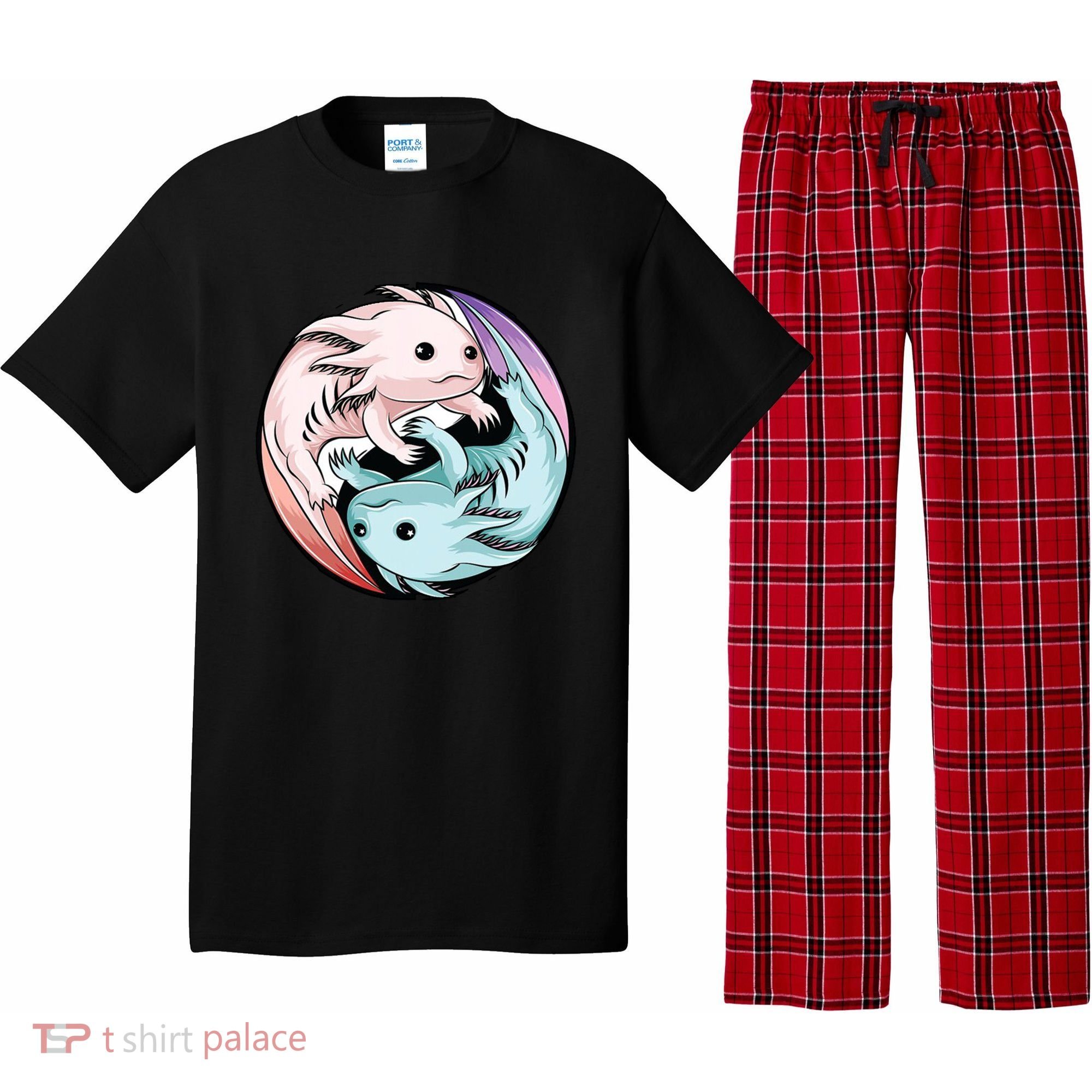 Ying Yang Axolotls Pajama Set