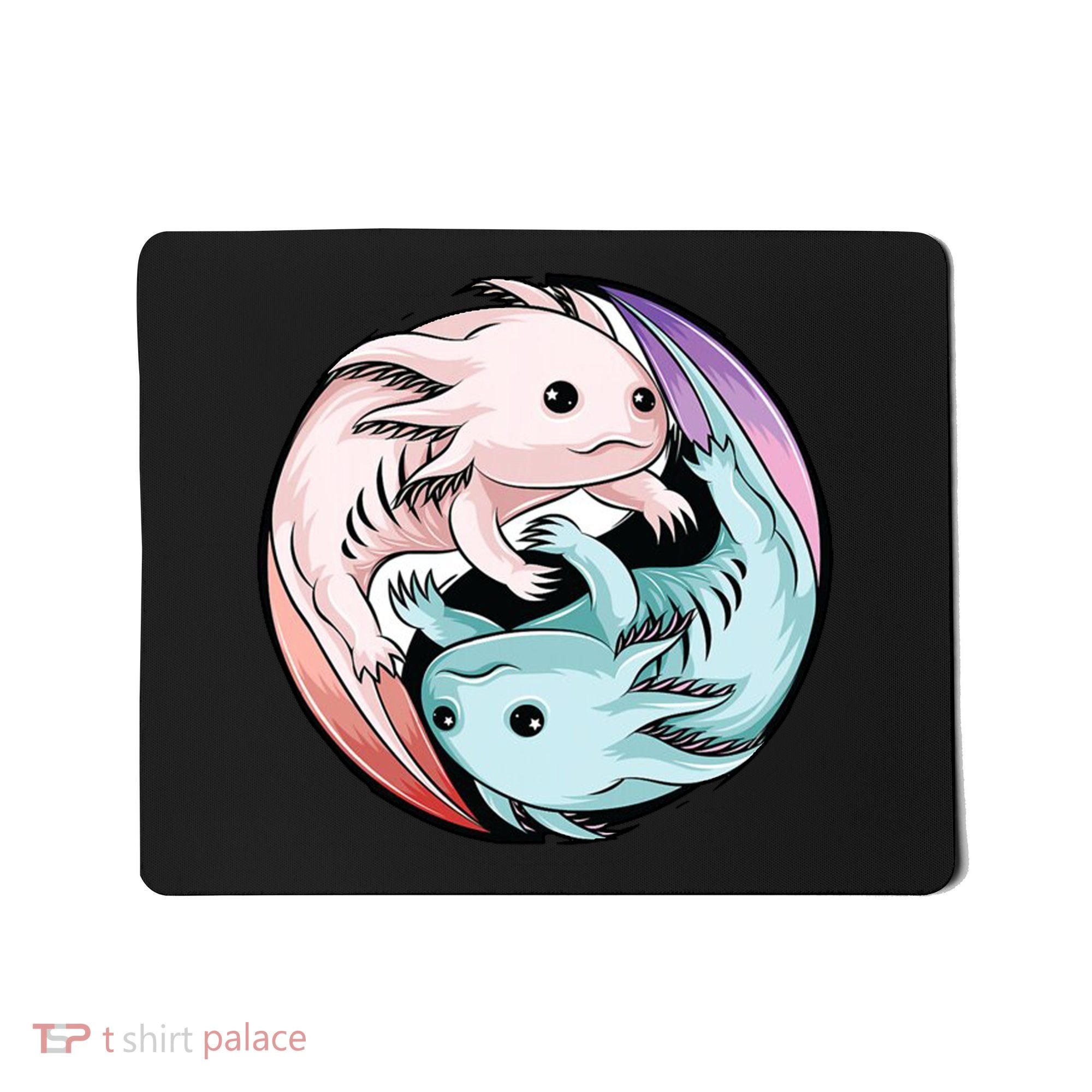 Ying Yang Axolotls Mousepad